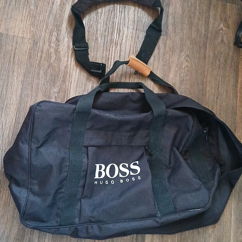 Huge Oversized Hugo Boss Duffel Travel Bag.